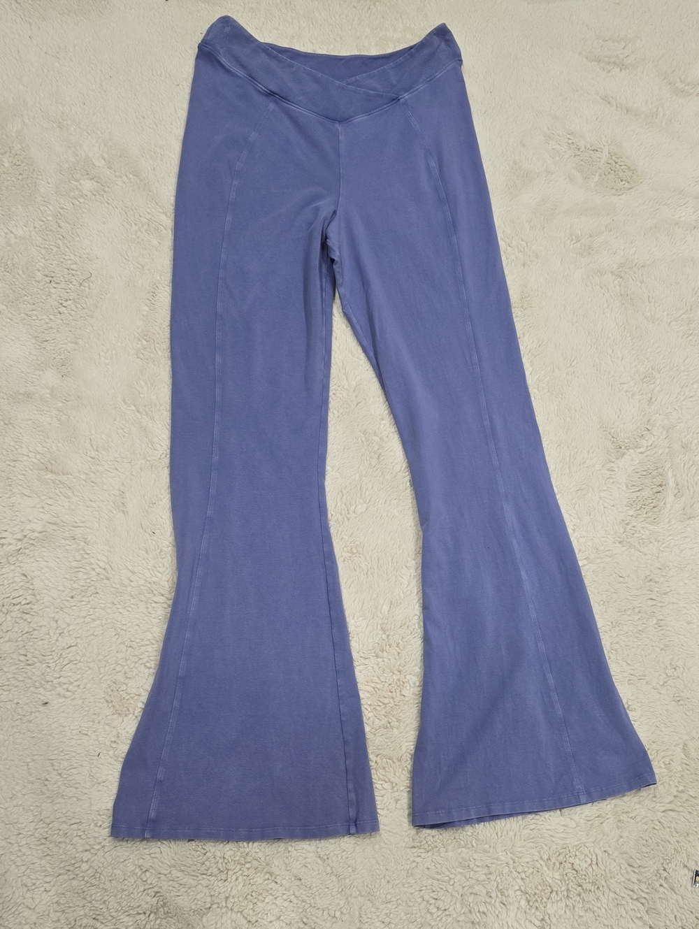 Urban Outfitters Lavender Flare Wide-Leg Jeans